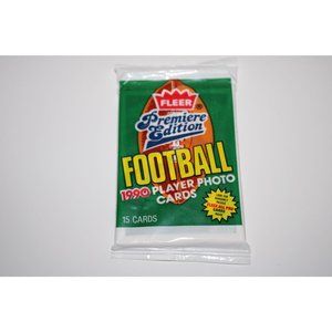 1990 Fleer Premiere Edition Football Cards NFL Vintage 3 Packs/45 Cards NEW